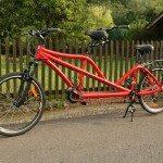 Gamal is a tandem with low step frame which can be produced as a folding tandem as well.