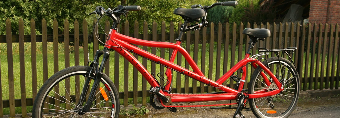 Gamal is a tandem with low step frame which can be produced as a folding tandem as well.